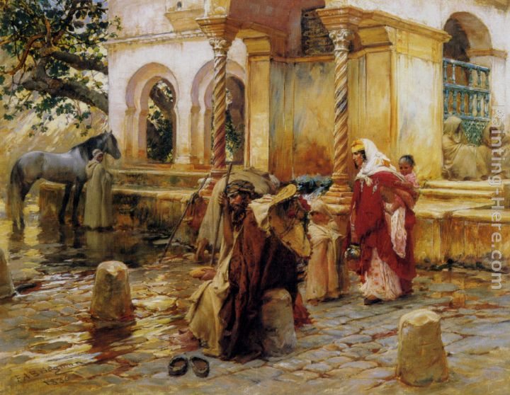 Frederick Arthur Bridgman Fountain of Borkadem